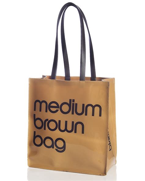 bloomingdale's medium brown bag.